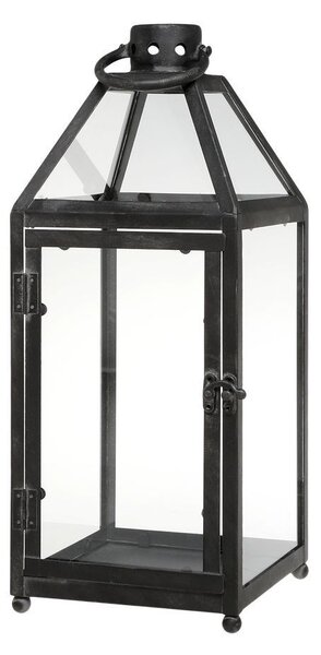 Granitová antik kovová lucerna Rivvo - 18*19*45 cm - Chic Antique