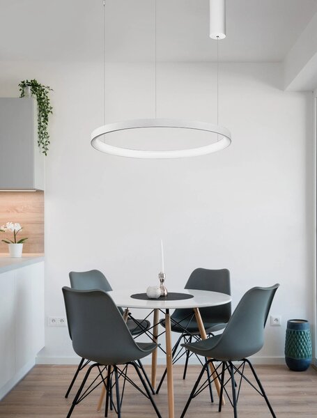 Moderní LED lustr Pertino 48 2700K bílé – Bílá
