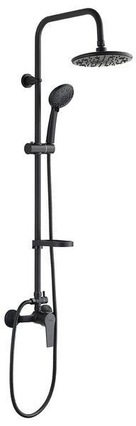 Kuchinox Enna, sprchový sloup s baterií, matná černá, LAV-PKE_70KX