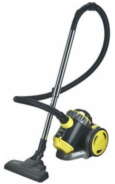 Bezsáčkový cyklónový vysavač Brock, 800W, 2l sběrná nádoba, 78 dB, akční rádius 6m, žlutý