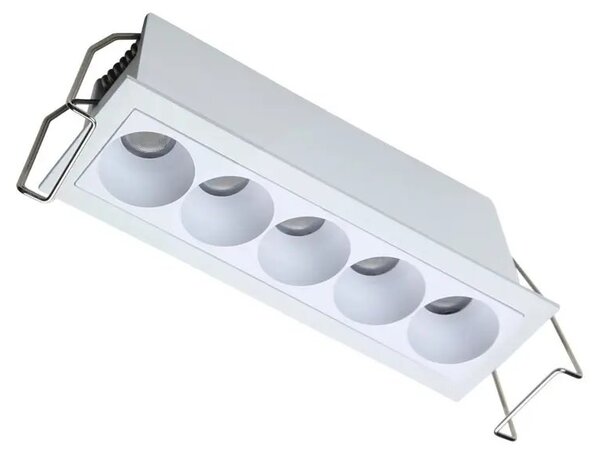 Minimalistické podhledové svítidlo do sádrokartonu Tetris 14 10W CCT bílé – Bílá