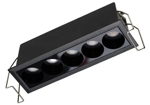 Minimalistické podhledové svítidlo do sádrokartonu Tetris 14 10W CCT černá