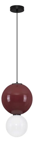 Designový lustr Noesis 25 Bordová – 25 x 11 cm