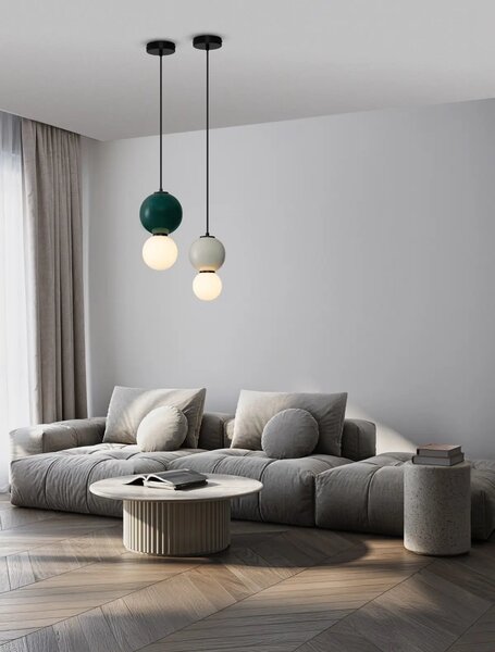 Designový lustr Noesis 15 Šedá