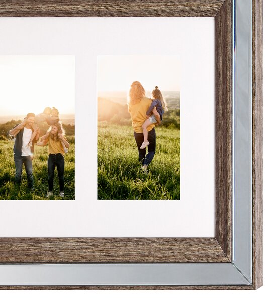 Rámeček na 3 fotografie SINTA Stříbrná