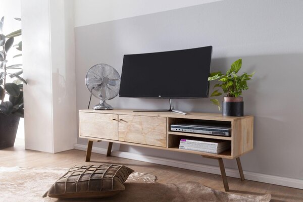 HiFi Lowboard SIKAR Mango Masivní dřevo Country House TV komoda