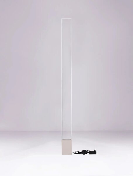 Moderní stojací lampa Lithos Bílá