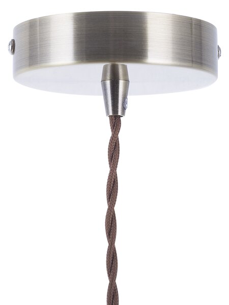 Závěsná lampa BERGANTES Sklo Průhledná