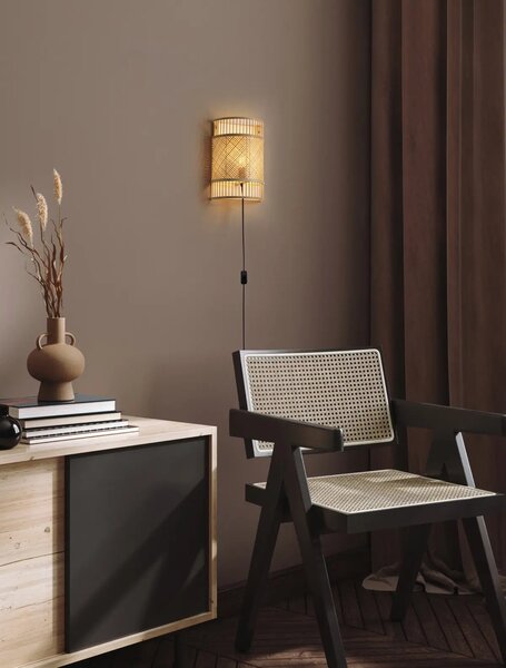 Designové nastěnné svítidlo Pale – Hnědá