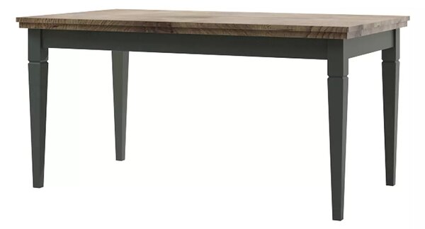 Jídelní stůl Elvina Typ 92 (tmavě zelená + dub lefkas) (pro 8 a více osob). 1022386
