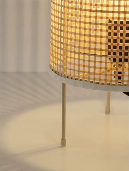 Designová stolní lampa Canto přírodní – Hnědá