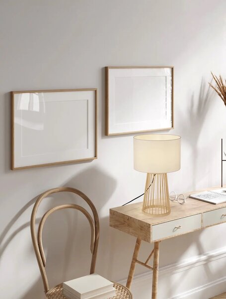 Designová stolní lampa Lois – Hnědá