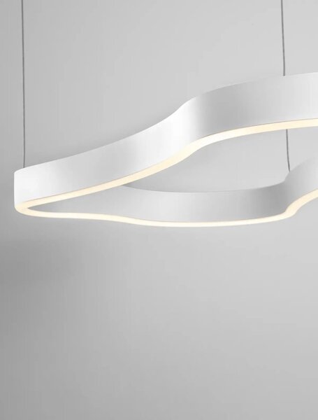Designový lustr Dussa Bílá 90