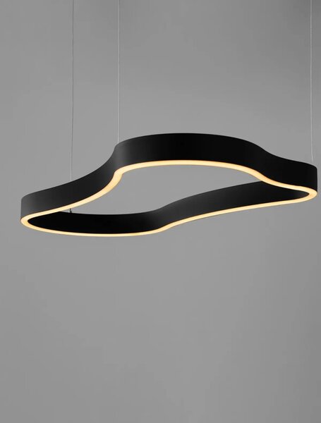 Designový lustr Dussa Černá 90