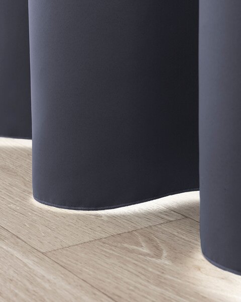 Zatemňovací závěs na řasicí pásce tmavě šedý 140 x 280cm 1 ks