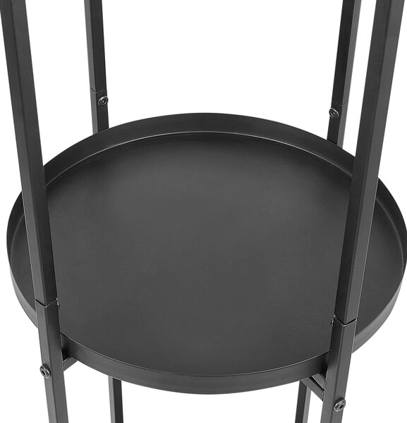 Stojan na květiny TAMARIX Kov 35 cm Černá