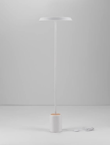 Moderní stojací lampa Ophelia Bílá