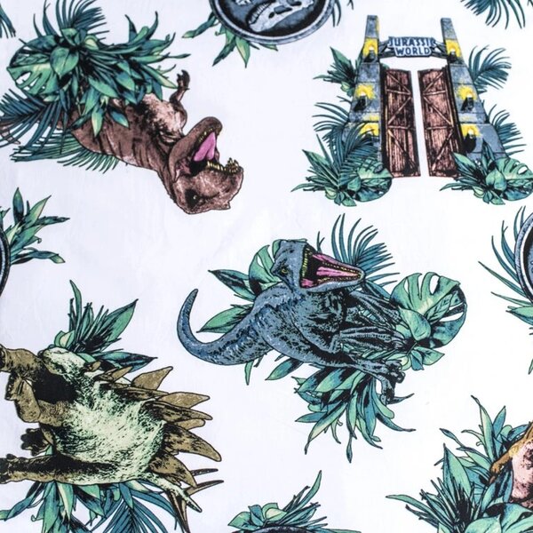 Svítící bavlněné povlečení JURASSIC WORLD ROAR barevné Rozměr povlečení: 70 x 90 cm | 140 x 200 cm