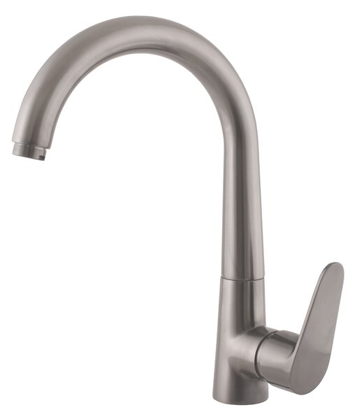 Slezák - RAV Dřezová baterie AMUR - AM719.xMGL, Metal grey lesk Připojovací hadičky - závit: 3/8"