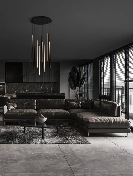 Designový lustr Gratta