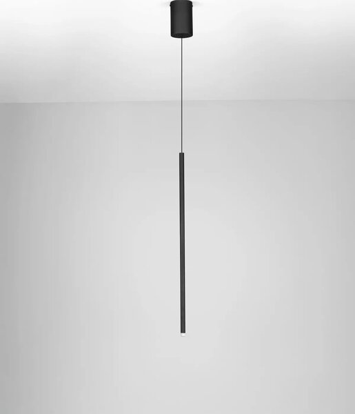 Minimalisticky lustr na lanku Stilvi Černá