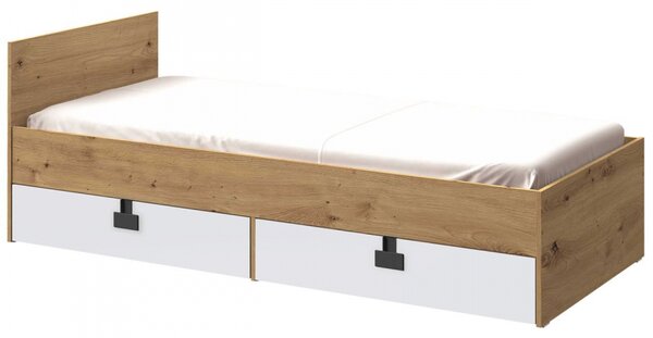 Postel pro mládež Tikrote TE14, Barva: dub artisan / dub artisan lesk 5903211173851