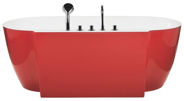 Volně stojící vana ROTSO 170 x 80 cm Červená