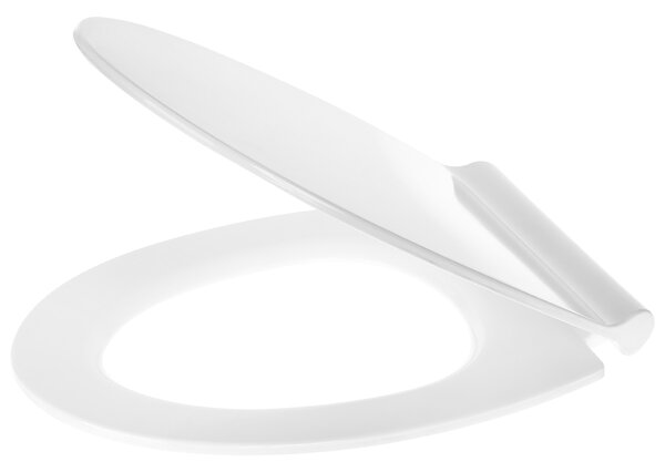 Laveo WC prkénko Duroplast Soft Close Slim - ADA_600E, bílá