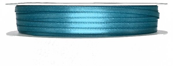Stuha saténová světle modrá 3 mm x 100 m (1,40 Kč/m)