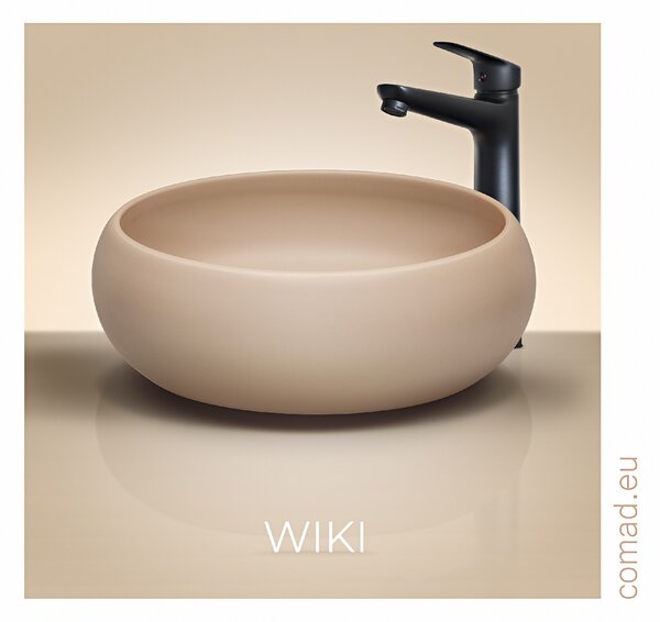 Comad Keramické umyvadlo na desku UN-WIKI-MC, cappuccino