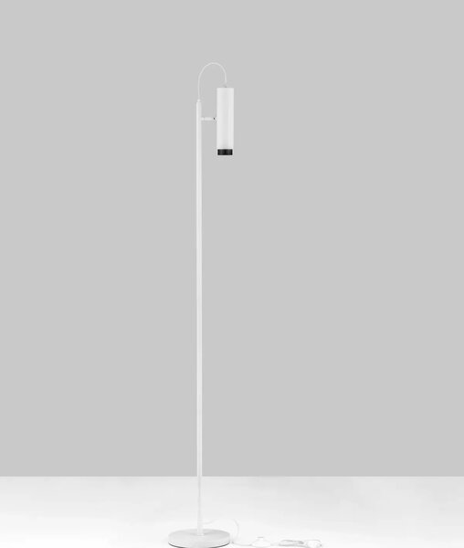 Designová stojací lampa Nessi Bílá