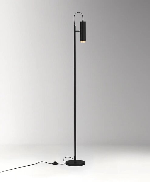 Designová stojací lampa Nessi Černá