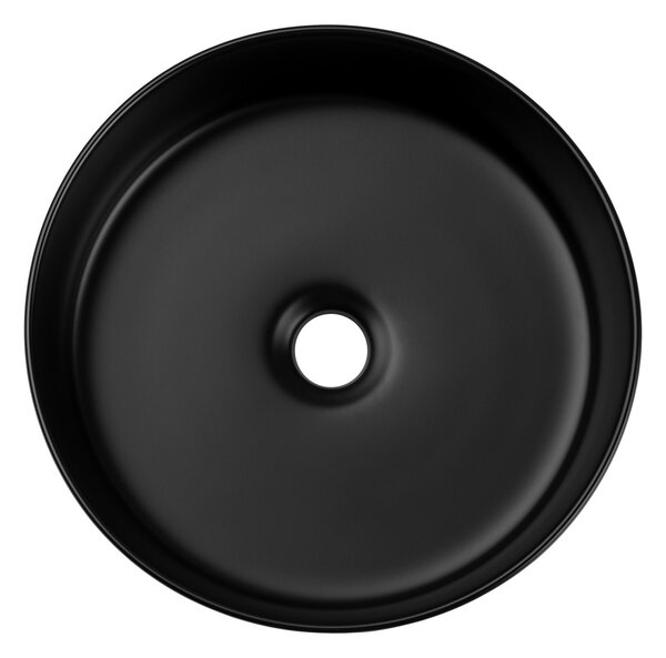 Comad Keramické umyvadlo na desku BEYOND 2 BLACK, černá mat
