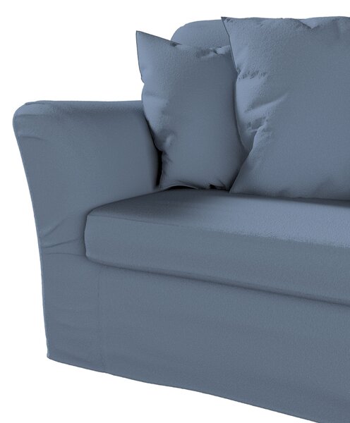 Potah na pohovku IKEA Tomelilla rozkládací barva modrá látka pletený vzor