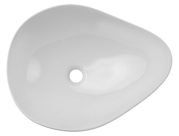 Comad Keramické umyvadlo na desku CLOUD FREE WHITE, bílá