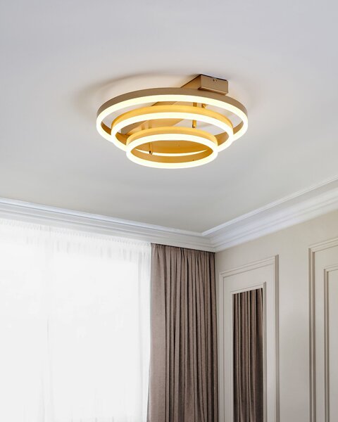 LED stropní lampa NORE Zlatá