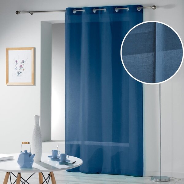 Tmavě modrá záclona 140x280 cm Telma – douceur d'intérieur