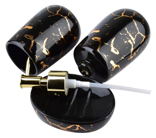 Zestaw łazienkowy ceramiczny 322123 Black