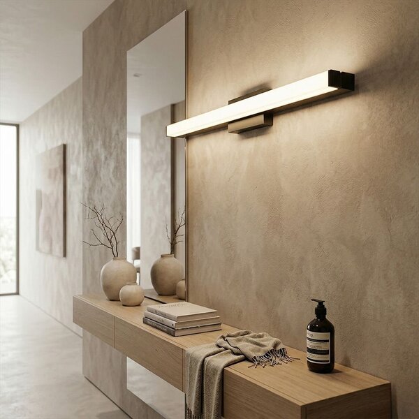 Toolight Rea, Nástěnné svítidlo LED 80CM APP1856-1W BLACK, OSW-66009