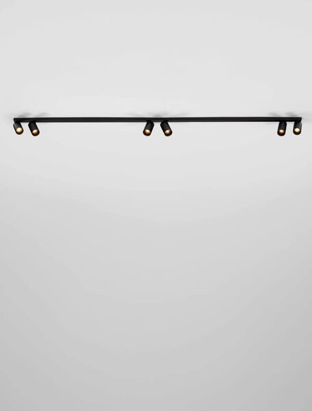 Minimalistické bodové svítidlo Oso 6 Černá