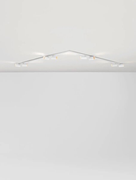 Minimalistické bodové svítidlo Oso 8 Bílá
