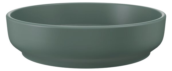 Comad Keramické umyvadlo na desku RIVER 1 FOREST GREEN MATT UN 40, zelená