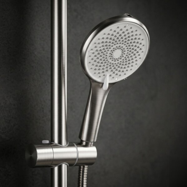 Rea, Sprchový set Rea Rivo Brush Nickel, REA-P9498