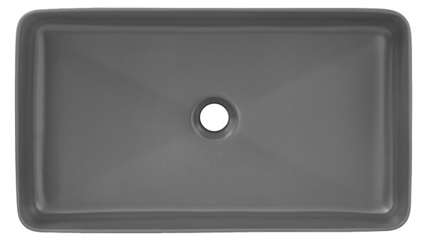 Comad Keramické umyvadlo na desku UM-6275 SLIM 60, šedá