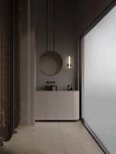 Designové nastěnné svítidlo Luca Černá