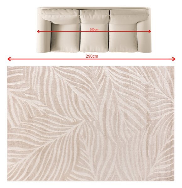 Koberec Velora beige 200x290 cm