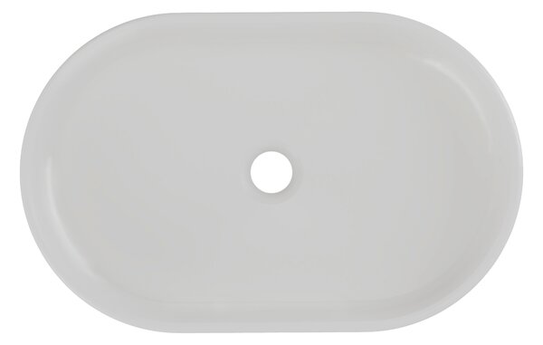 Comad Keramické umyvadlo na desku RIVER 2 CONCRETE GREY MATT UN 55, šedá