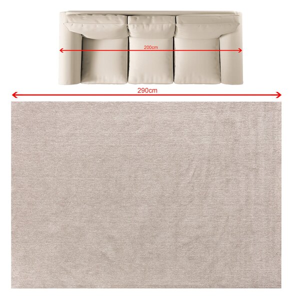 Koberec Zendra taupe 200x290 cm