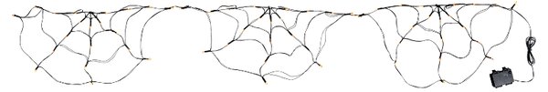 Světelný LED řetěz / Halloweenská LED pavučina (100413840002)
