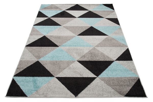 Makro Abra Kusový koberec LAZUR C945M šedý modrý Rozměr: 180x260 cm